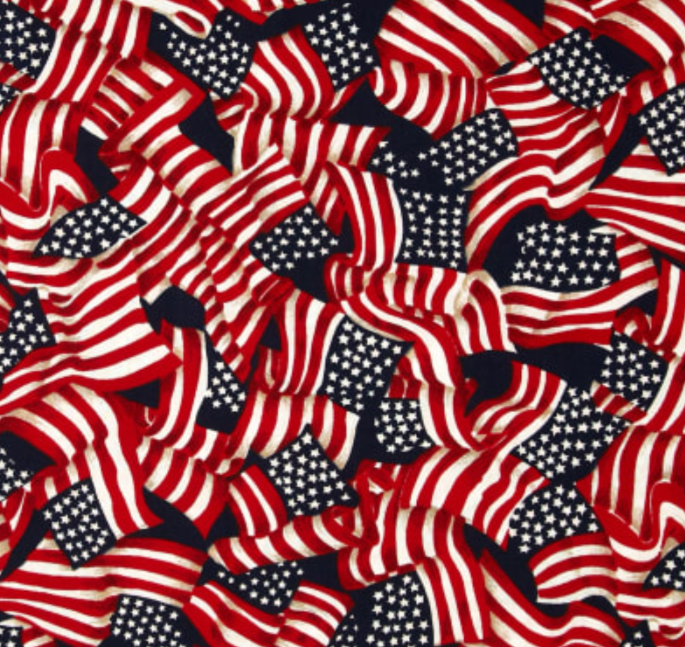 USA Flag Dog Bandana